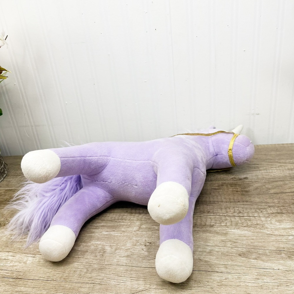 Gund Bluebell Unicorn Plush Purple Standing Stuffed Animal Heart 6049791 12in - Picture 12 of 13